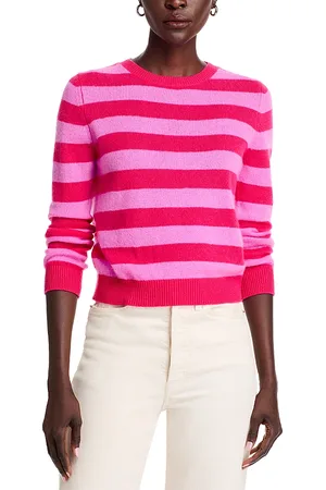 JUMPER 1234 Cashmere Striped Crewneck Sweater