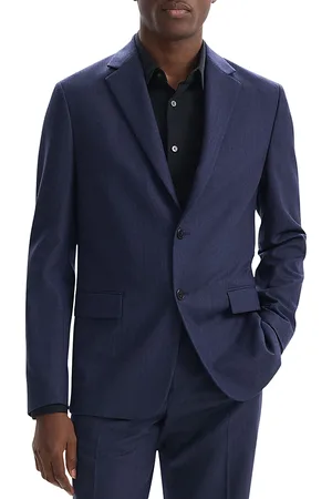 THEORY Chambers Light Flannel Herringbone Slim Fit Suit Jacket