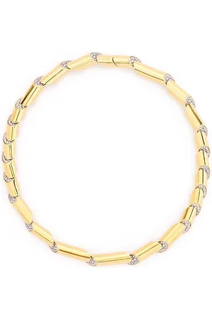 Lanvin Sequence Rhinestone Choker Necklace