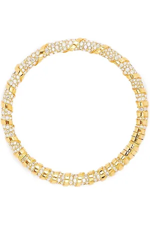 Lanvin Rhinestone Melodie Choker Necklace