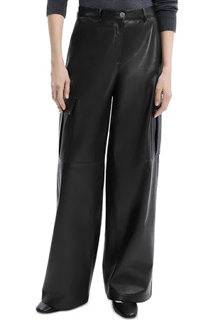 THEORY Nappa Leather Cargo Pants