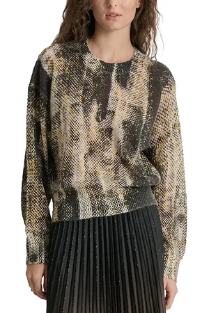 DKNY Brushed Print Sweater