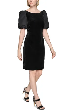 Karl Lagerfeld Velvet Taffeta Dress