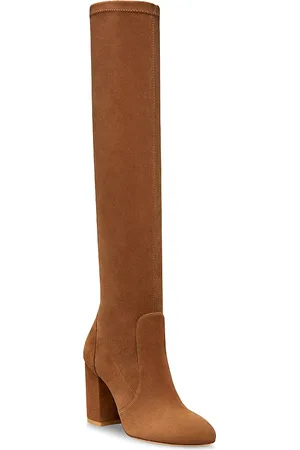 Stuart Weitzman Yuliana 85 Block Heel Slouch Boots