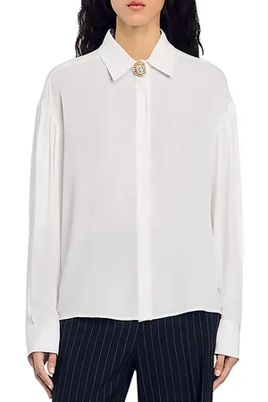 Sandro Belle Silk Blouse