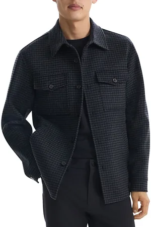 THEORY Houndstooth Shirt Jacket
