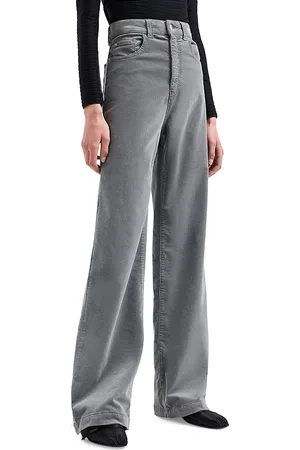 Emporio Armani Velvet Wide Leg Jeans in