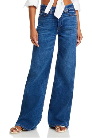 RE/DONE 70s Ultra High Rise Wide Leg Jeans in