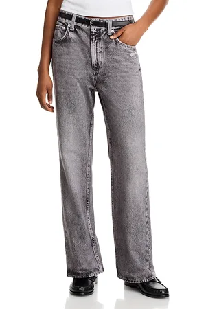 RAG&BONE Miramar Shea High Rise Relaxed Cotton Terry Sweatpant Jeans in