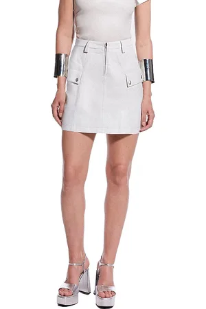 AS by DF Jameson Recycled Leather Skirt