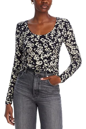 Bella Dahl Shirred Long Sleeve Tee