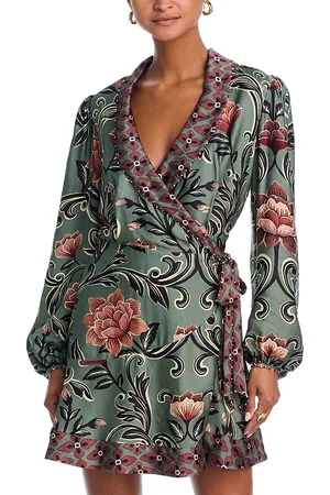 Farm Rio Long Sleeve Mini Dress