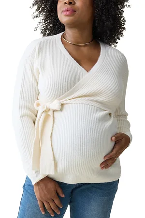 Ingrid & Isabel Nursing Wrap Sweater