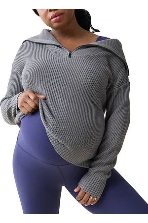 Ingrid & Isabel Maternity Zip Front Sweater
