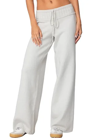Edikted Russell Straight Leg Knit Pants
