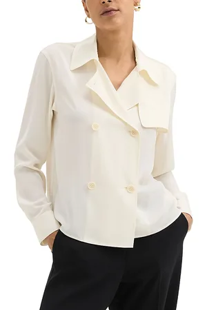 THEORY Trench Long Sleeve Blouse