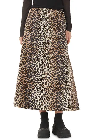 Ganni Print Pull On Maxi Skirt