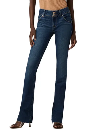 Hudson Beth Mid Rise Baby Bootcut Jeans in