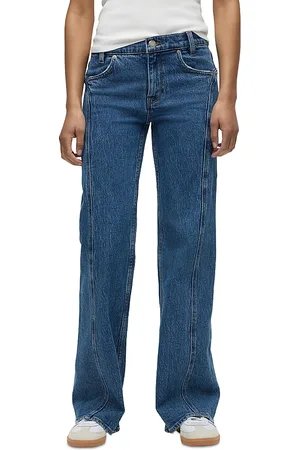 Hudson Lexi Seamed Wide Leg Jeans in