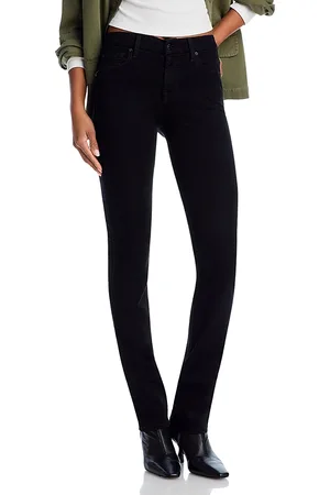 7 for all Mankind Kimmie Mid Rise Straight Jeans in