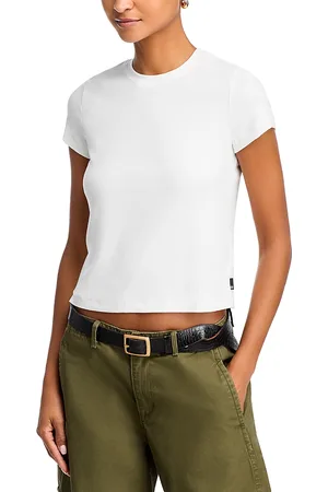 AG Sadie Crew Cropped Tee