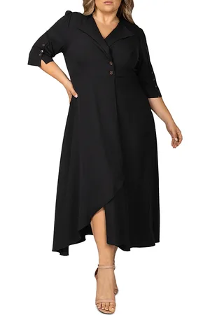 Standards & Practices Slit-Sleeve Maxi Dress