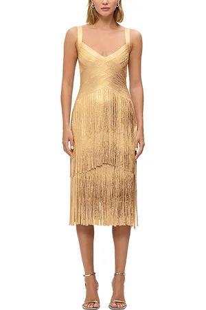 Hervé Léger The Metallic Mischa Dress