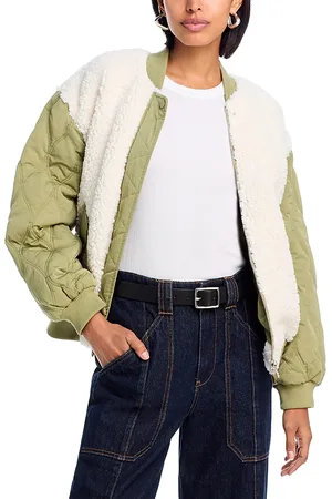 BLANK NYC Quilted Faux Fur Bomber Jacket