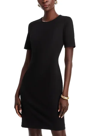 ELIE TAHARI Judianne Short Sleeve Fitted Sheath Dress