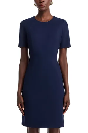 ELIE TAHARI Judianne Short Sleeve Fitted Sheath Dress