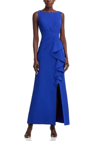 Eliza j cascade ruffle gown best sale