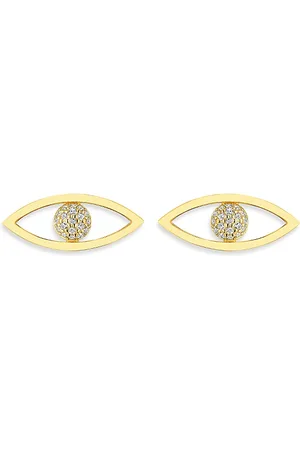 Cadar 18K Yellow Reflections Stud Earrings with Diamonds, 0.19 ct. t. w.