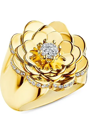 Cadar 18K Bloom Diamond Flower Ring