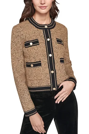 Karl Lagerfeld Button Front Cardigan
