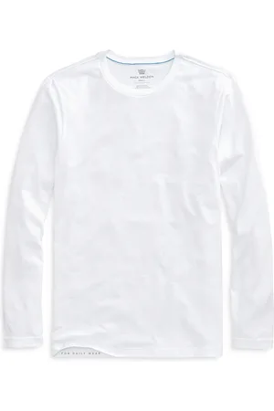 MACK WELDON Long Sleeve Pima Crewneck Tee