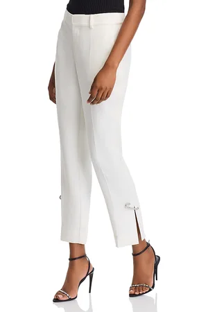 Cinq A Sept Rhinestone Pin Cropped Pants