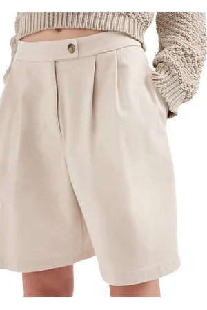Emporio Armani Stretch Cotton Gabardine Shorts