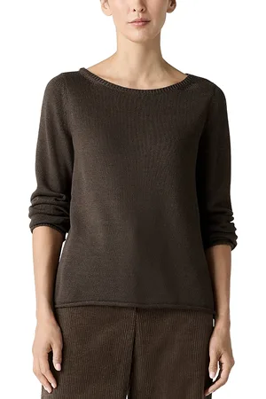 Eileen Fisher Bateau Neck Sweater