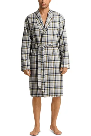 Hanro Homey Checked Robe