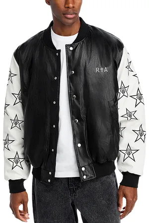 RTA Black and White Stars Jacket