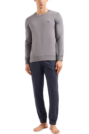 Emporio Armani 2 Pc. Pattern Mix Pajamas Set