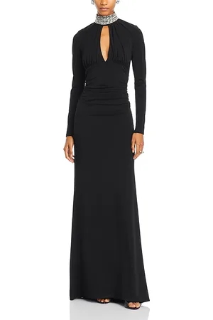 Cinq A Sept Kimbra Embellished Keyhole Gown