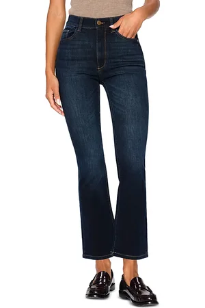 DL1961 Bridget High Rise Instasculpt Crop Bootcut Jeans in