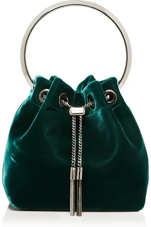 Jimmy Choo Bon Bon Velvet Top Handle Crossbody