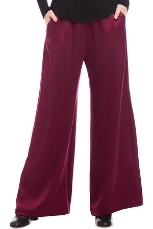Karen Kane Wide Leg Satin Pants