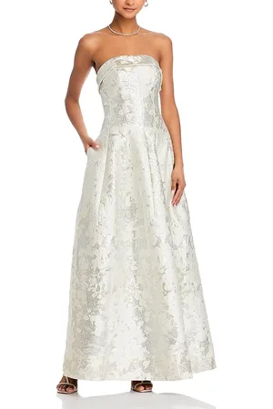 Simkhai Octavia Jacquard Strapless Gown
