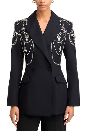 Simkhai Getty Rhinestone Embellished Blazer