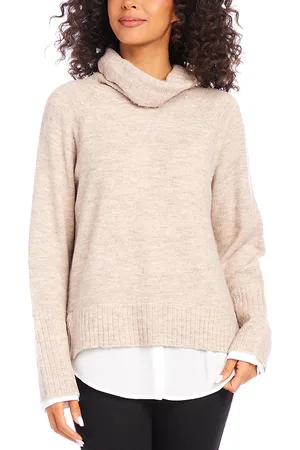 Karen Kane Layered Turtleneck Sweater
