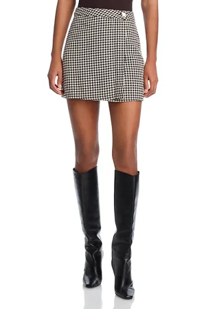 DL1961 Andi Wrap Skirt Mini Skirt