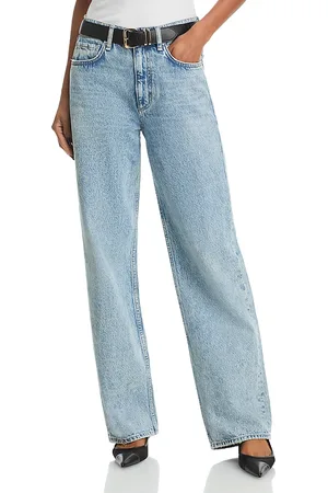 RAG&BONE Shea High Rise Relaxed Straight Jeans in